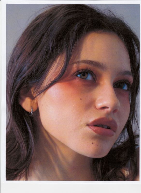 Close portrait with pink eye makeup, Anti Agency Editorial by David Spector