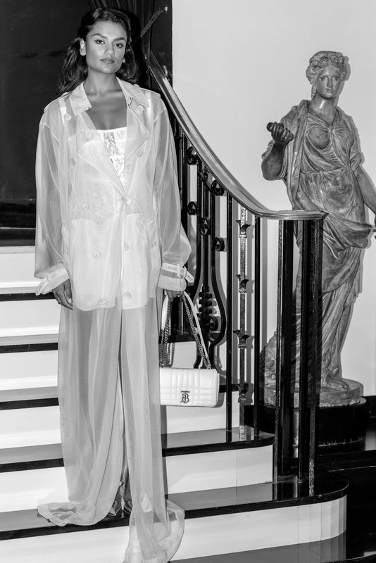 On the stairs in black and white, Simone Ashley by David Spector