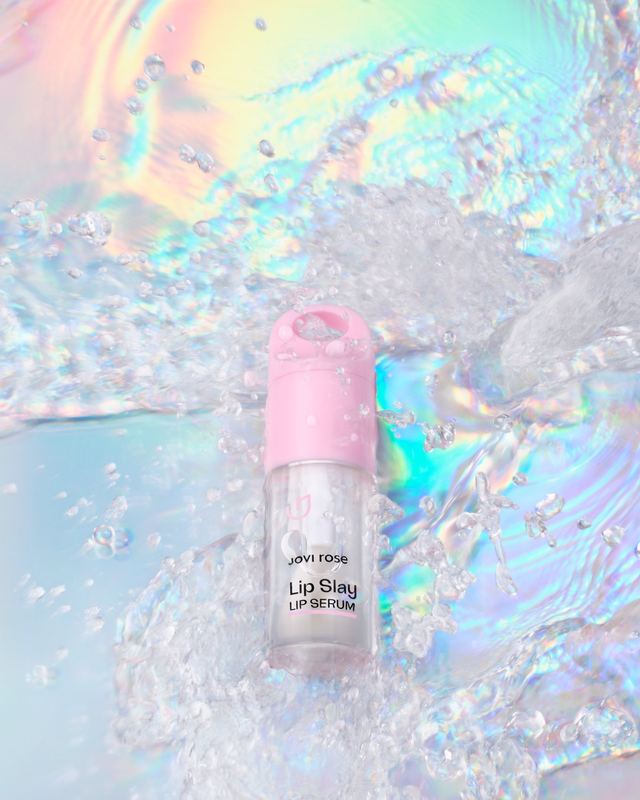 Mini bottle in a water splash, Jovi Rose by David Spector