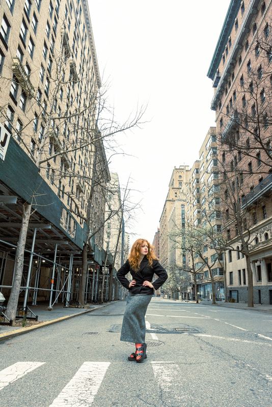 On a quiet city block, Ruby McColister by David Spector