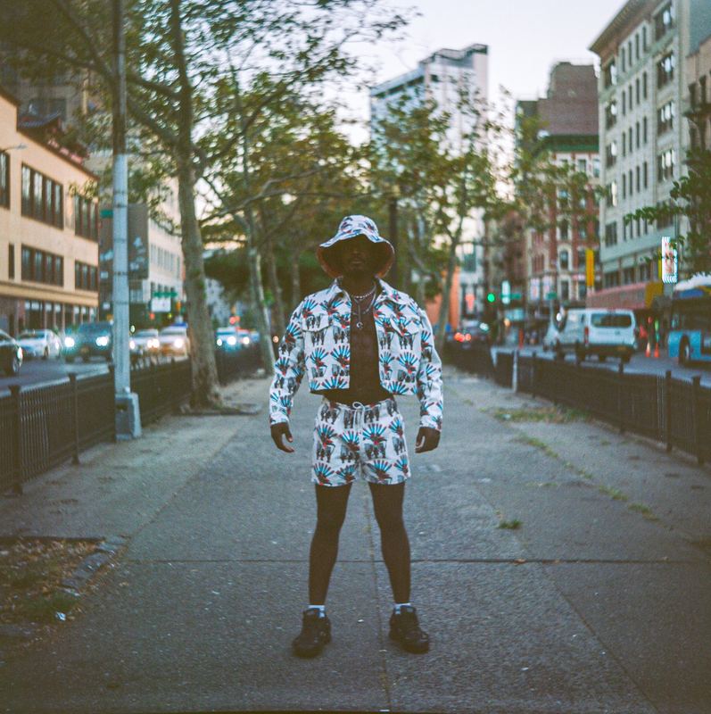 Full length on the sidewalk, Nosesso LA by David Spector
